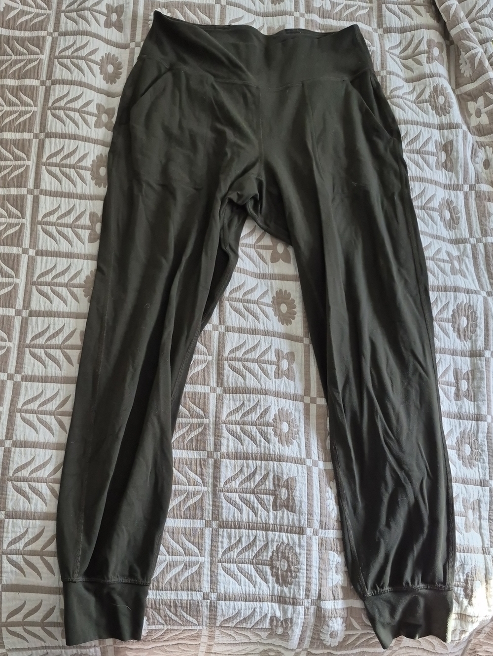 lululemon athletica Olive Green Track Joggers